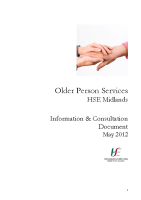 Older Person Services Consultation and Information Document image link